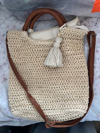 Bolso de rafia Boslo