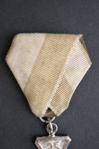 Medalla Cruz Militar Sajonia SMVB 25 Años Glaser