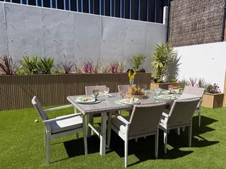 Tavolo da Pranzo Esterno Fronda + 6 Sedie