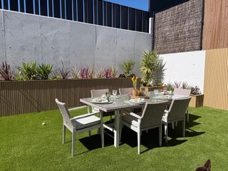 Tavolo da Pranzo Esterno Fronda + 6 Sedie