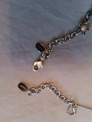 Colgante y pulsera Lotus flores perla