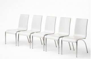 6 Sillas Comedor Blancas Diseño Moderno