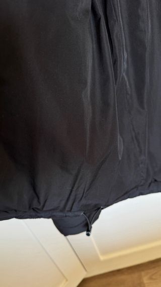 Plumas Zara Negro Corto Capucha Oculta