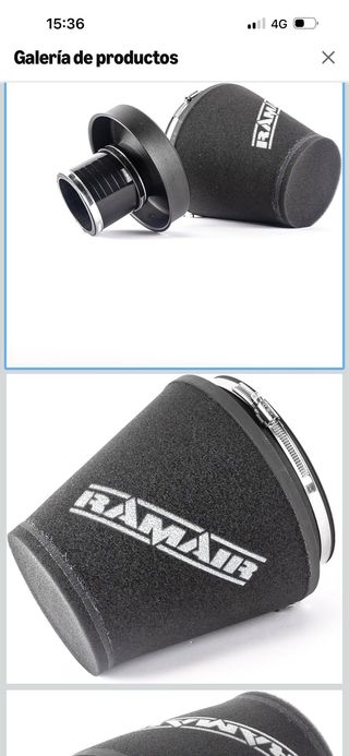 Filtro Aire Cónico RAMAIR Alto Flujo