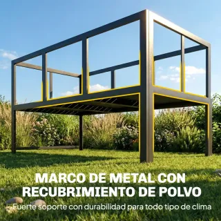 Conjunto Sofá Jardín 2 Piezas