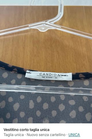 Vestitino corto pois nero e marrone