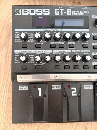 Pedal BOSS GT8 Guitarra