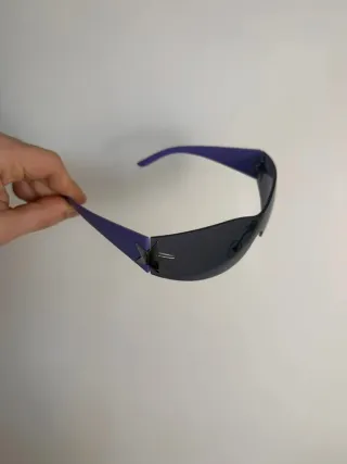 Occhiali Da Sole Y2K Viola Oversize