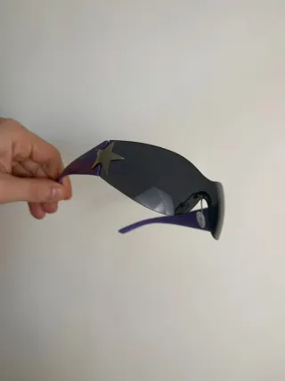 Occhiali Da Sole Y2K Viola Oversize