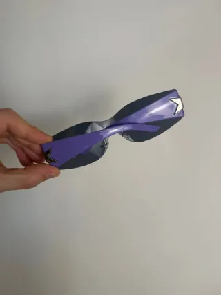 Occhiali Da Sole Y2K Viola Oversize