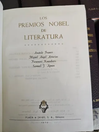 Premios Novel de Literatura. Plaza & James.