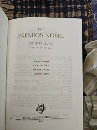 Premios Novel de Literatura. Plaza & James.