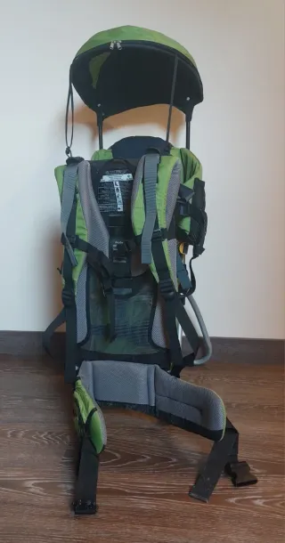 Mochila Portabebés Senderismo Verde