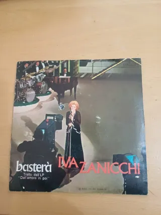 45 giri Iva Zanicchi Basterà