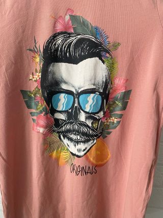 Camiseta Jack&Jones Talla M Rosa