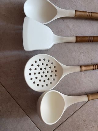 Set Utensilios Cocina Zara Home Madera