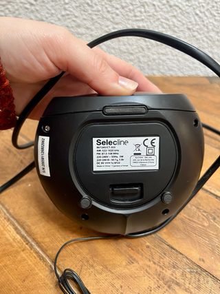 Radio Despertador Selecline Negro