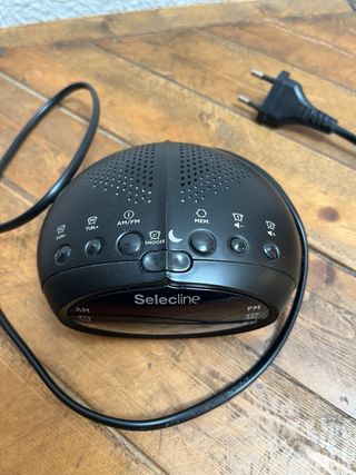 Radio Despertador Selecline Negro