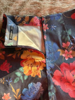 Falda pantalón corta floral