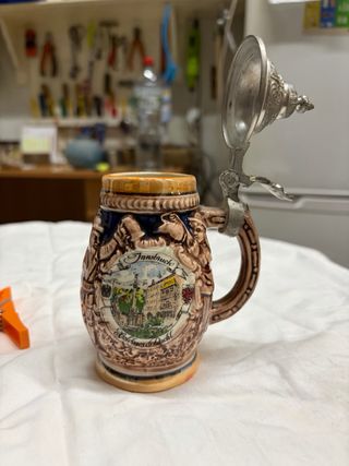 Jarra Cerveza Cerámica Goldenes  Dalch Austria