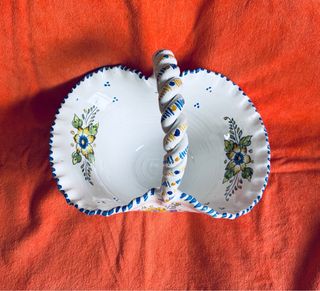 Cesta Frutero Cerámica Talavera