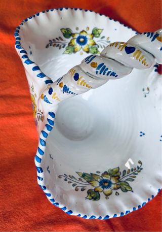 Cesta Frutero Cerámica Talavera