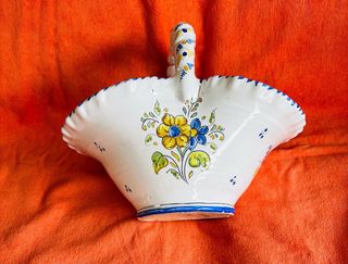 Cesta Frutero Cerámica Talavera
