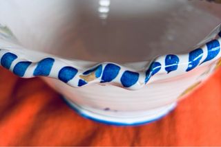 Cesta Frutero Cerámica Talavera