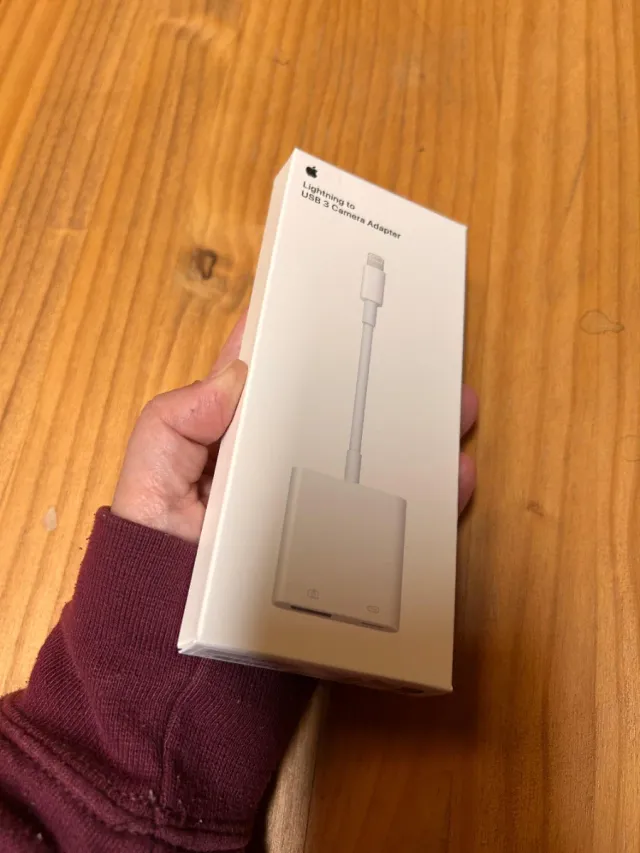 Adaptador Cámara Lightning a USB 3 Apple