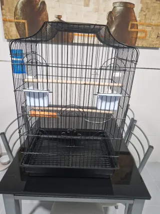 Jaula amplia para ninfa o aves mas pequeñas