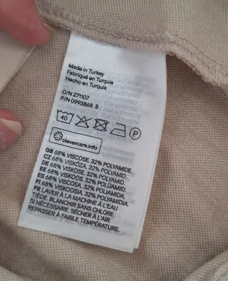 Vestito H&M spalline sottili beige