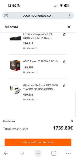 PC Gaming Blanco con LED Cambio por moto de 49cc