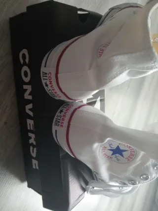 Converse All Star Bianche Hi Top