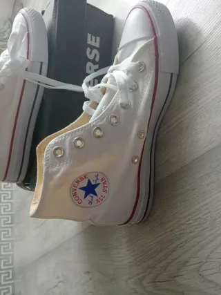 Converse All Star Bianche Hi Top