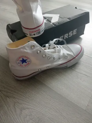 Converse All Star Bianche Hi Top