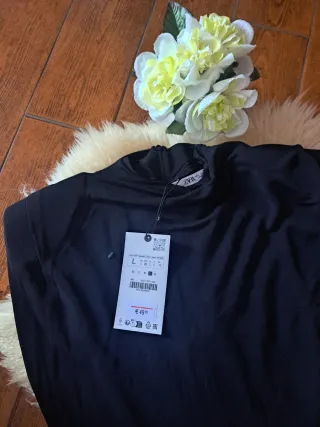 Vestido Largo Zara Negro