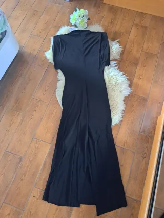 Vestido Largo Zara Negro