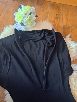 Vestido Largo Zara Negro