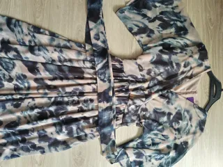 Vestido largo fiesta estampado