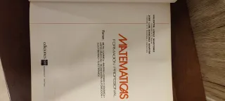 Libro antiguo matemáticas