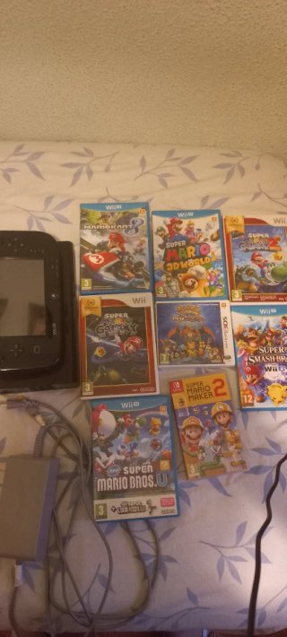 DOBLE IPS New Nintendo 3DS XL Azul + wii U + 8jueg