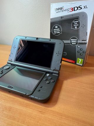 New 3Ds Xl Negra Superior IPs completa