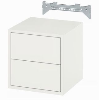 Set 2 Mesitas Cajoneras + Rieles - Ikea Eket