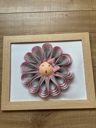 Set 3 Marcos Flor Espuma y Maceta