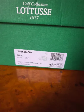 Zapatos de golf Lotusse blancos T.40 NUEVOS