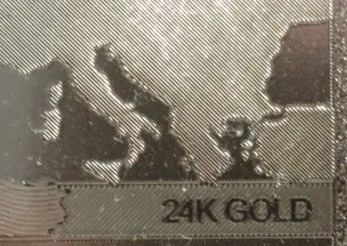 Set Banconote Euro Oro Puro 24 Kt