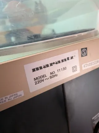 Giradischi Marantz TT130 Semi Automatico Belt Driv