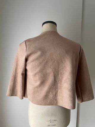 Giacchino simil camoscio beige XL