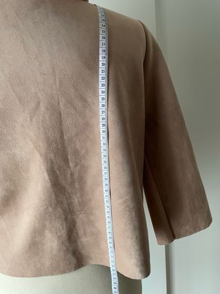 Giacchino simil camoscio beige XL