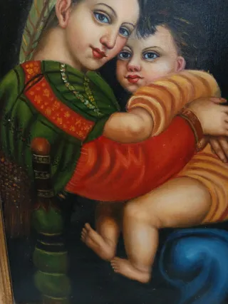 Dipinto Madonna con Bambino